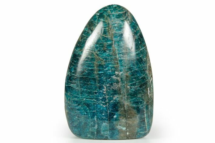 Free-Standing, Polished Blue Apatite - Madagascar #361979
